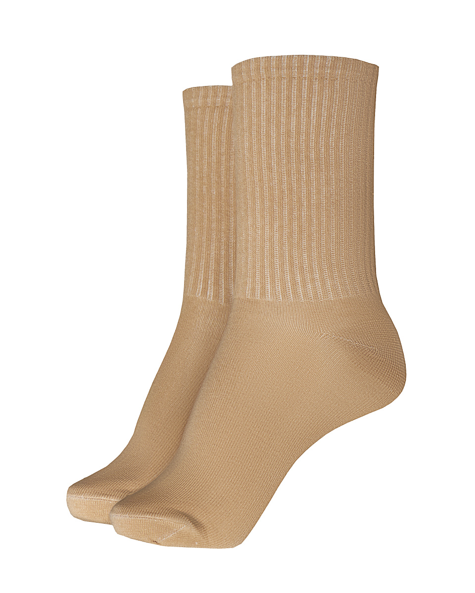 Женские носки Stimma высокие, цвет - бежевый