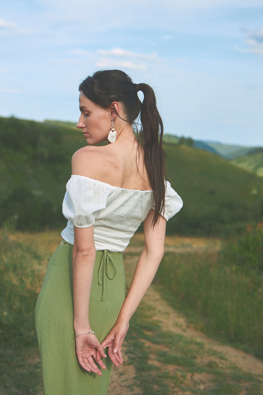 Женская блуза Stimma Элисия, цвет - молочный