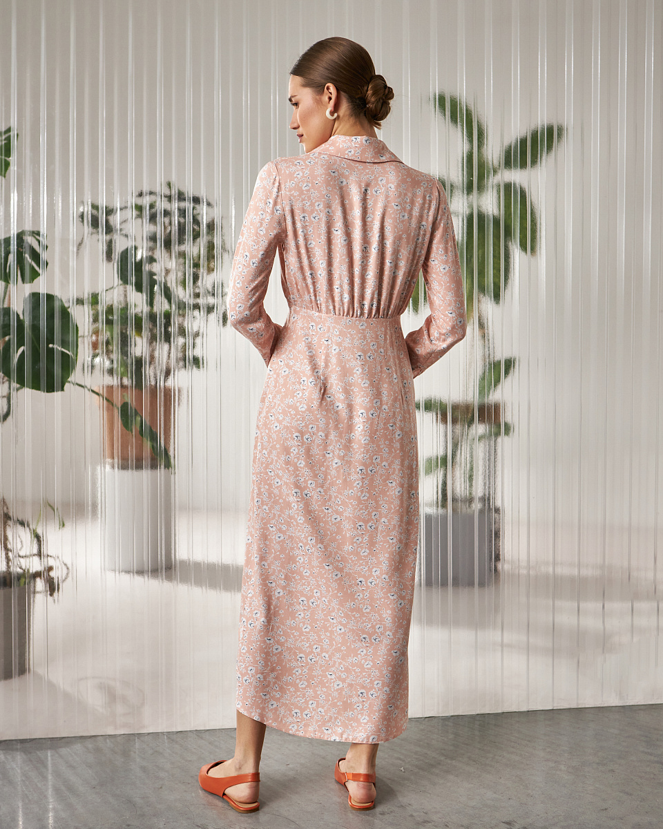 Жіноча сукня Stimma Інді, колір - Персик візерунок
