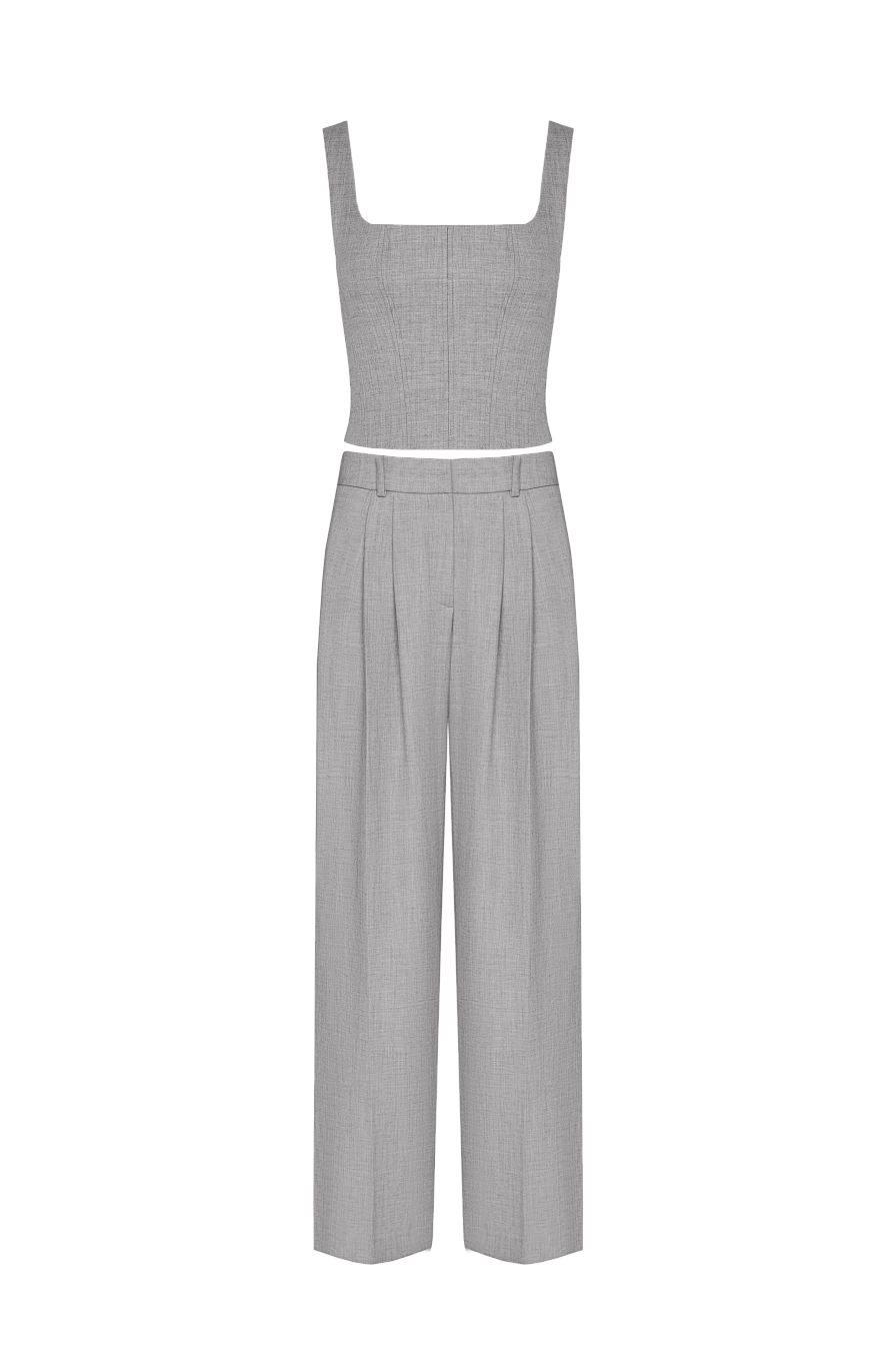 Жіночий костюм Stimma Рейнір, колір - світло сірий