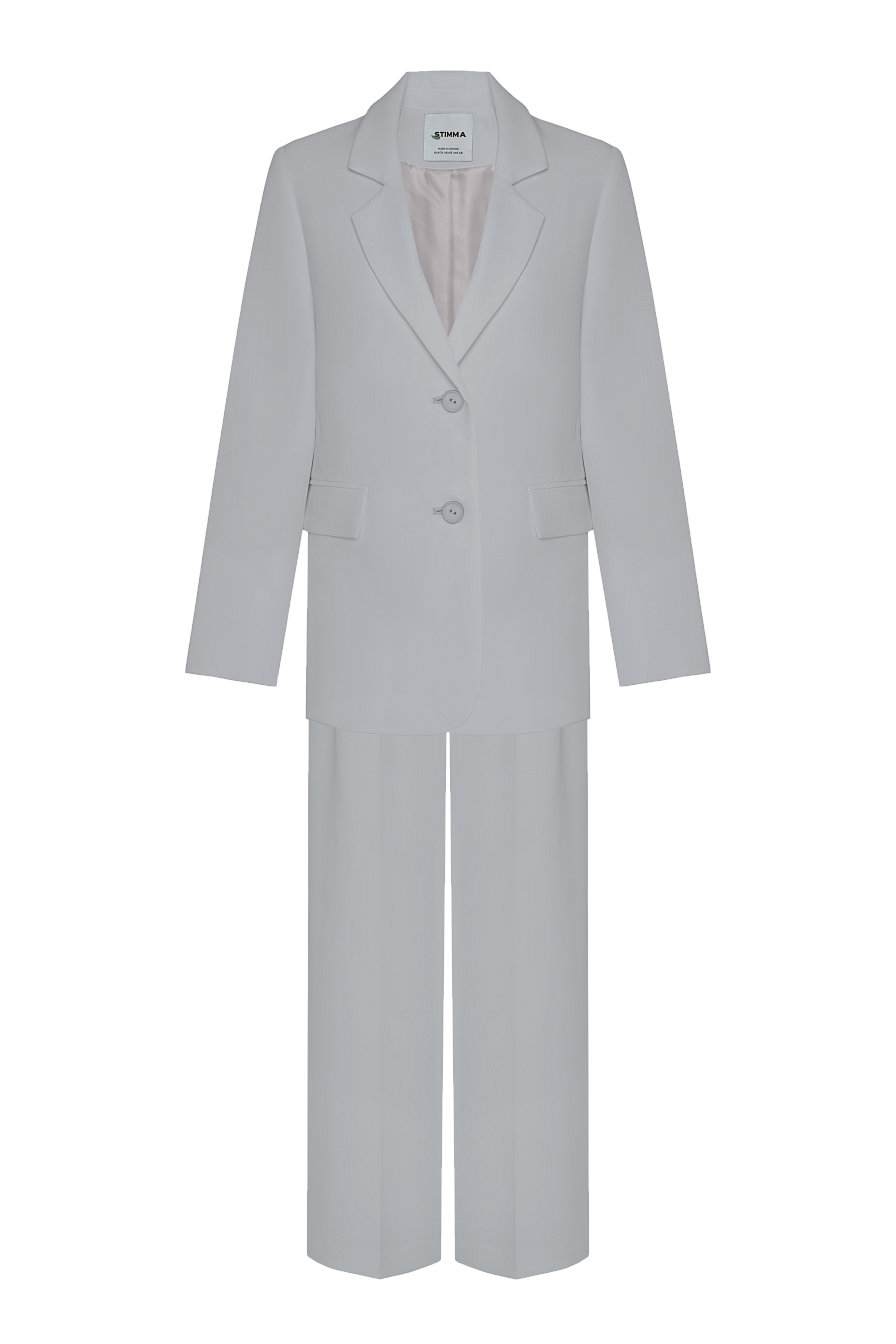 Жіночий костюм Stimma Реміль, колір - світло сірий
