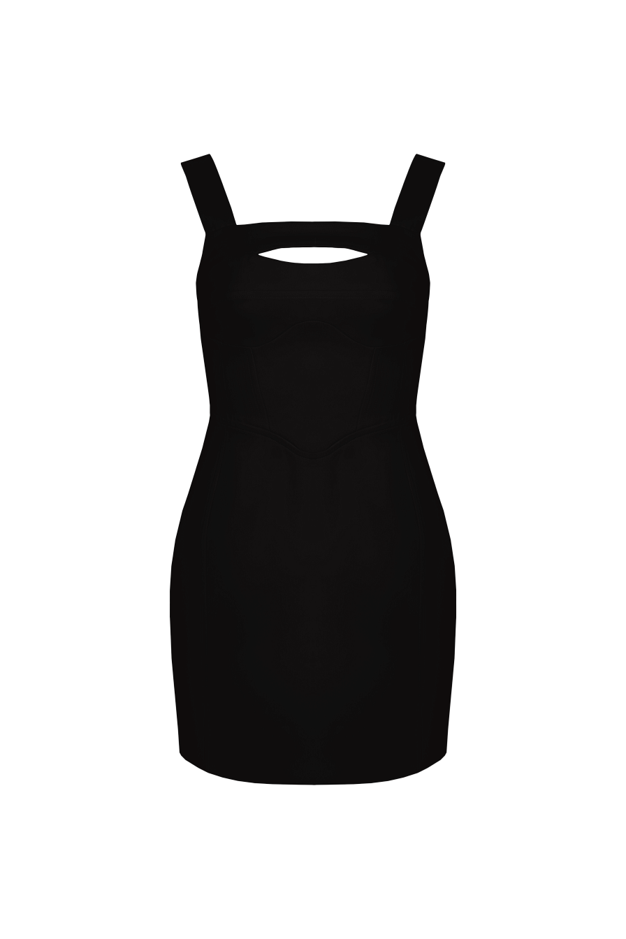 Женское платье Stimma Мегарон, цвет - черный