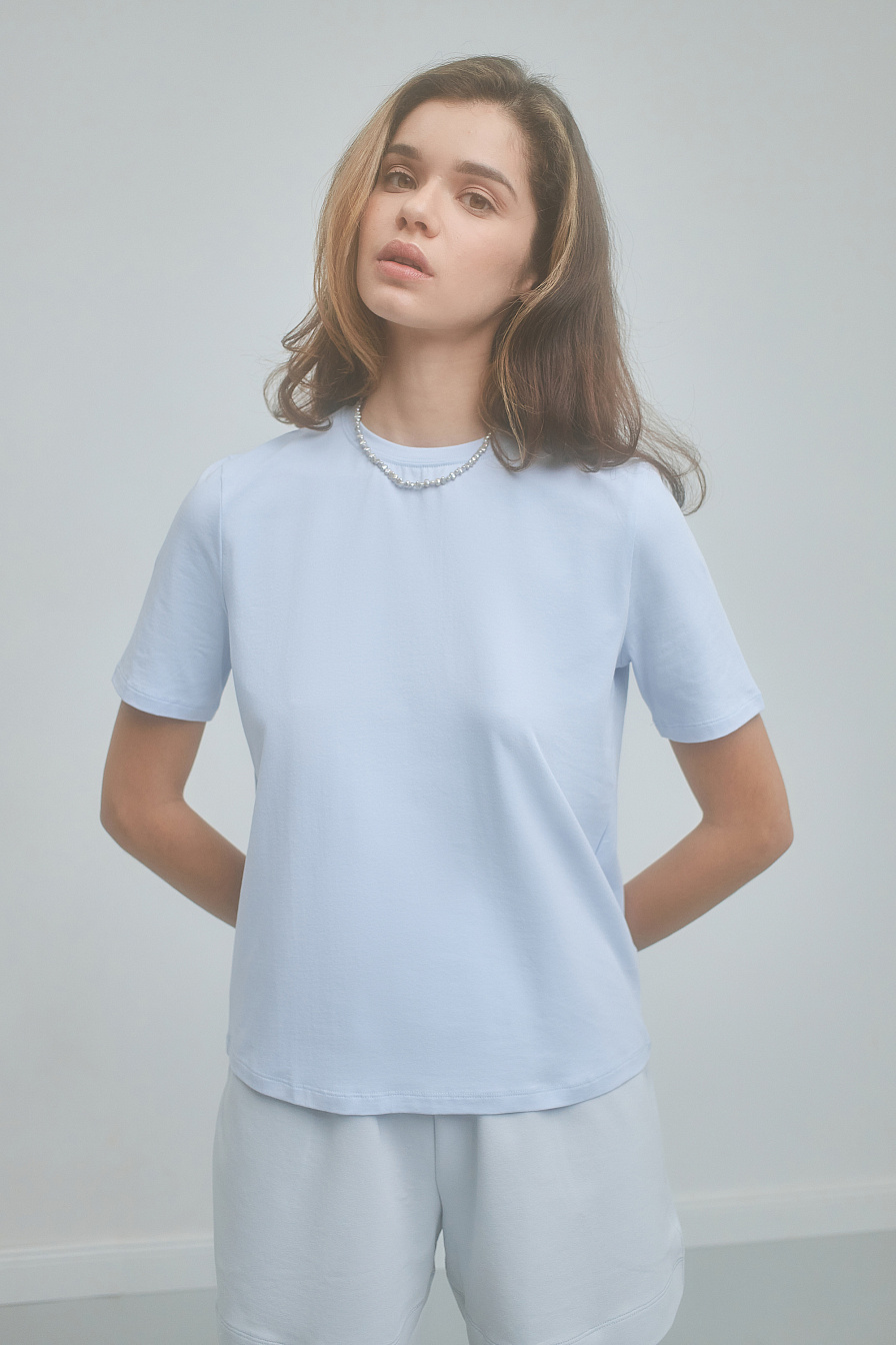 Жіноча футболка Stimma Сайрін, колір - небесний