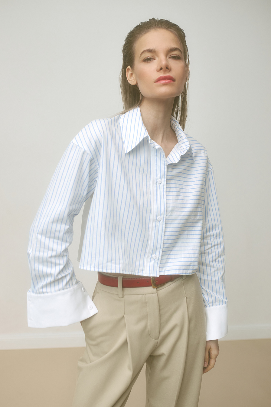 Жіноча сорочка Stimma Алет, колір - Біла смужка