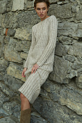 Женское вязаное платье Stimma Ноудл, цвет - серо-бежевый
