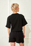 Женская футболка Stimma Розелия, цвет - черный