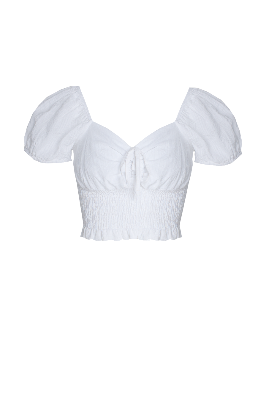 Женская блуза Stimma Элисия, цвет - Белый/сеть