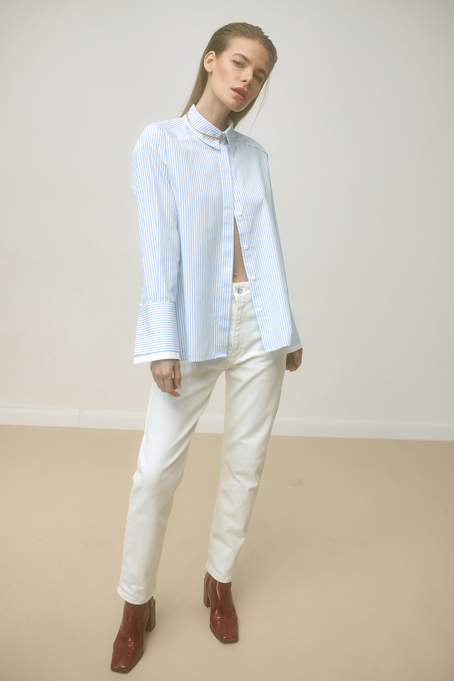 Жіночі джинси Stimma MOM Талін , колір - молочний