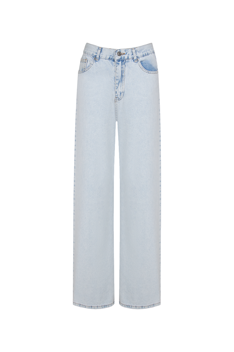 Жіночі джинси Stimma WIDE LEG Савелін, колір - світло блакитний