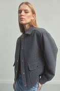 Жіноча куртка-сорочка Stimma Кантен, колір - темно-сірий