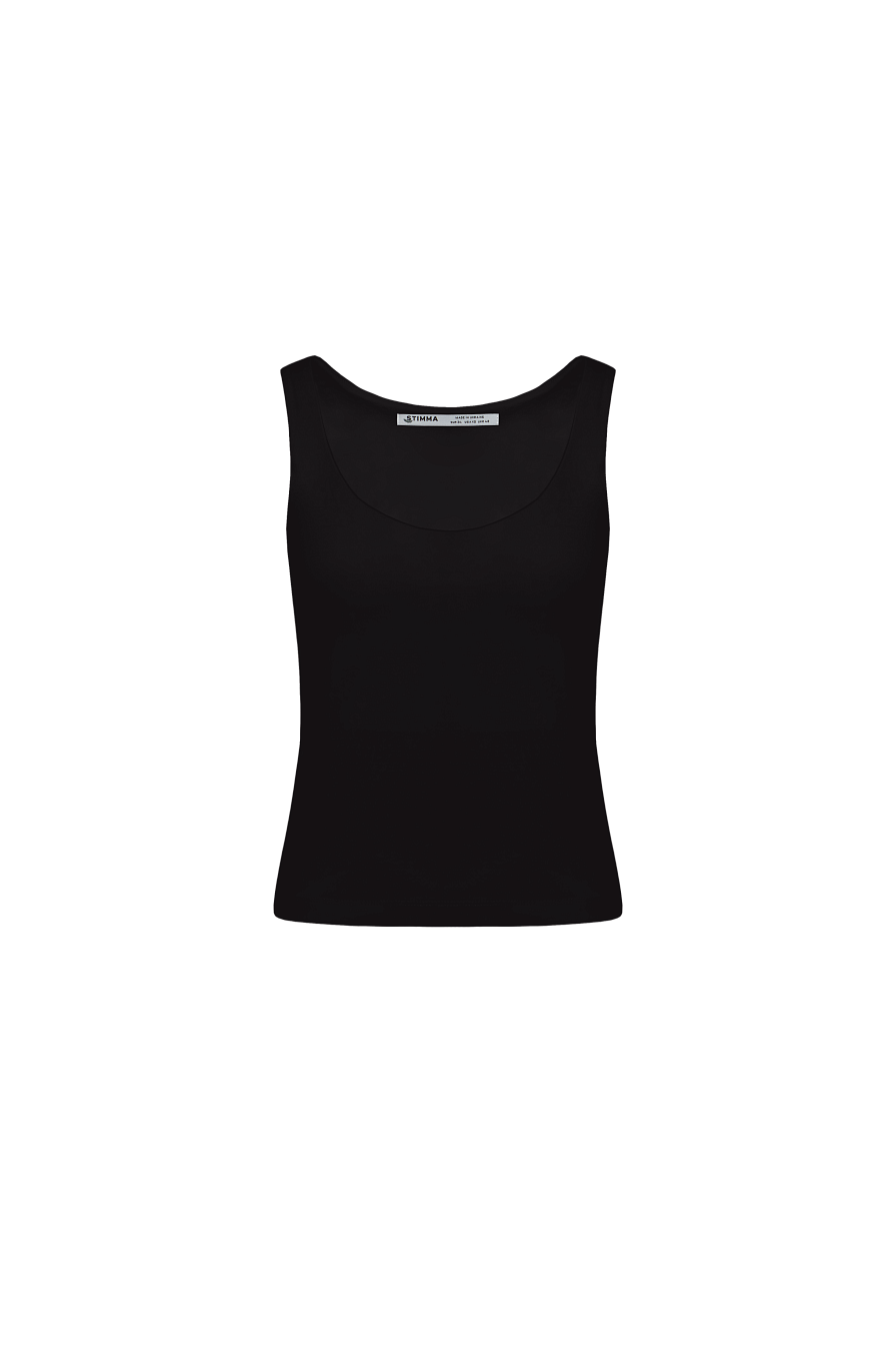 Жіночий топ Stimma Шартель, колір - чорний