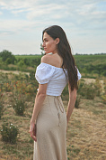 Жіноча блуза Stimma Елісія , колір - Білий/мережка
