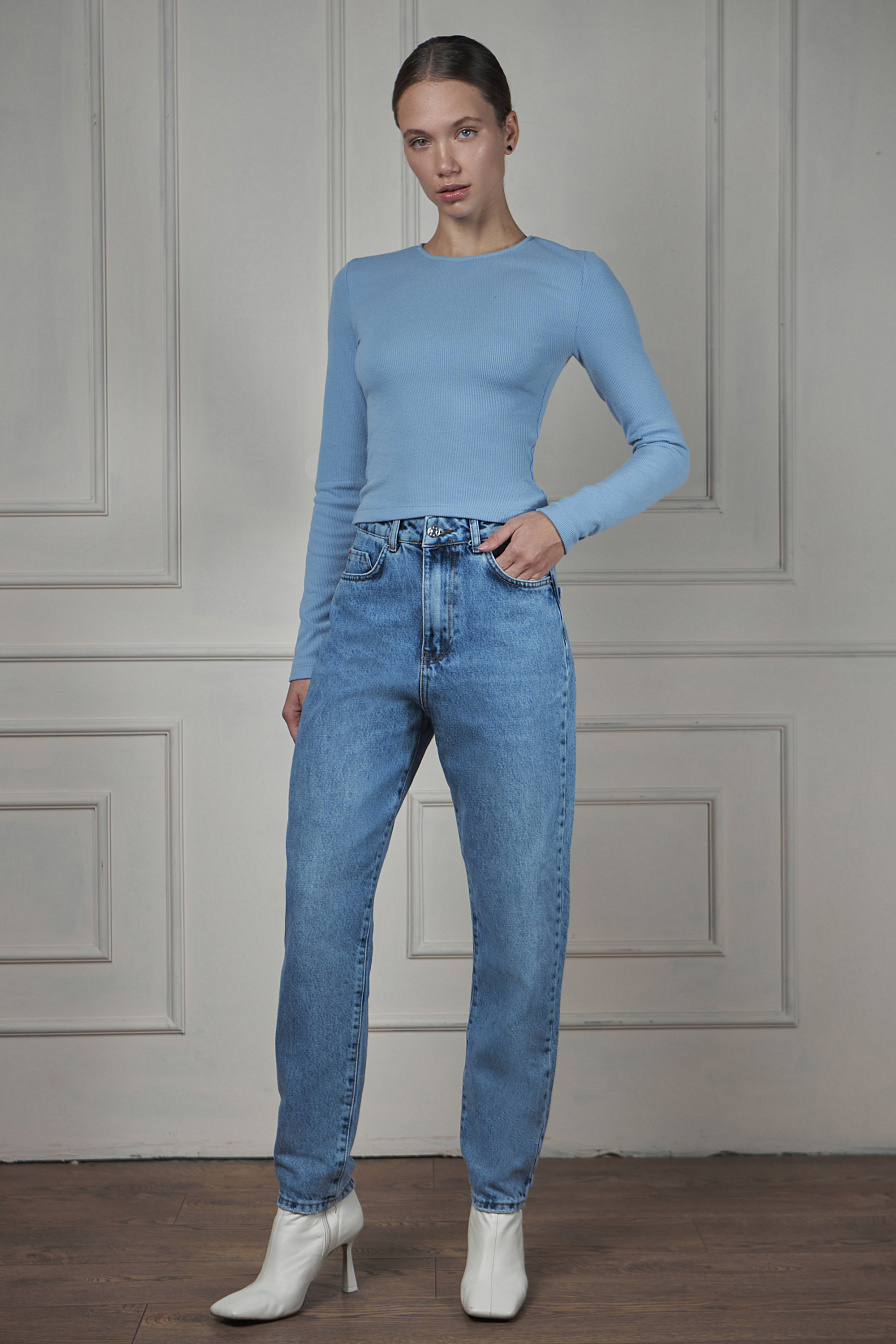 Женские джинсы Straight - fit Stimma Эли, цвет - голубой