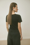 Жіноча футболка Stimma Тріса, колір - чорний