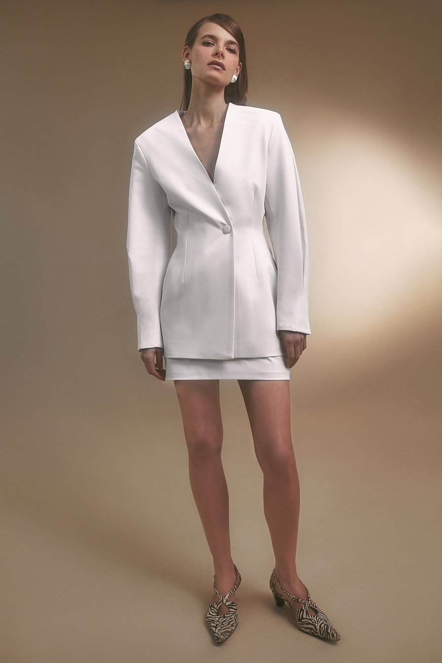 Женская юбка Stimma Лисеу, цвет - молочный