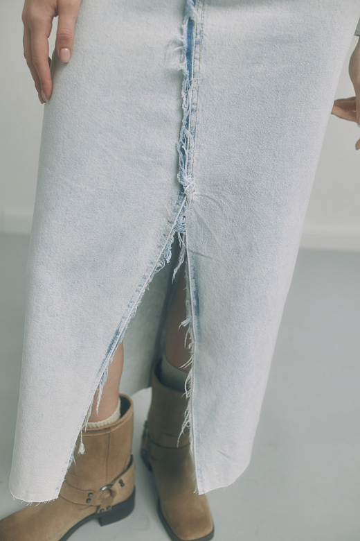 Жіноча джинсова спідниця Stimma Делла, фото 3