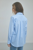 Женская рубашка Stimma Этиса, цвет - Голубая полоска