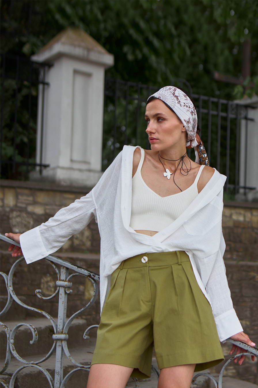 Жіночі шорти Stimma Сейфіт, колір - оливка