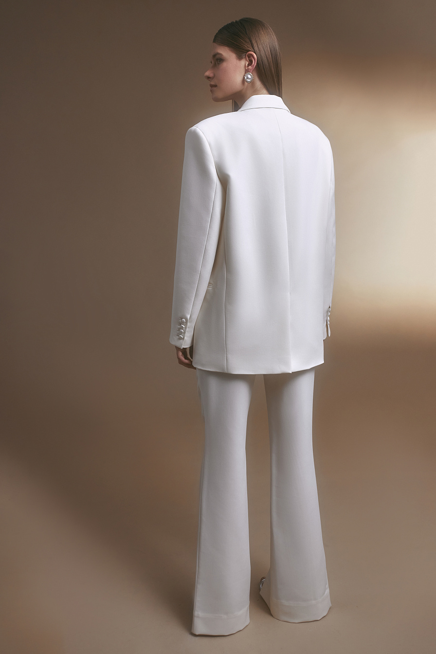 Жіночі штани Stimma Гранде, колір - молочний