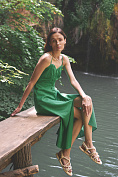 Жіночий сарафан Stimma Джия, колір - яскраво зелений