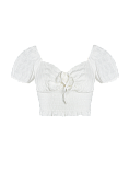 Жіноча блуза Stimma Елісія , колір - Молочний/мережка