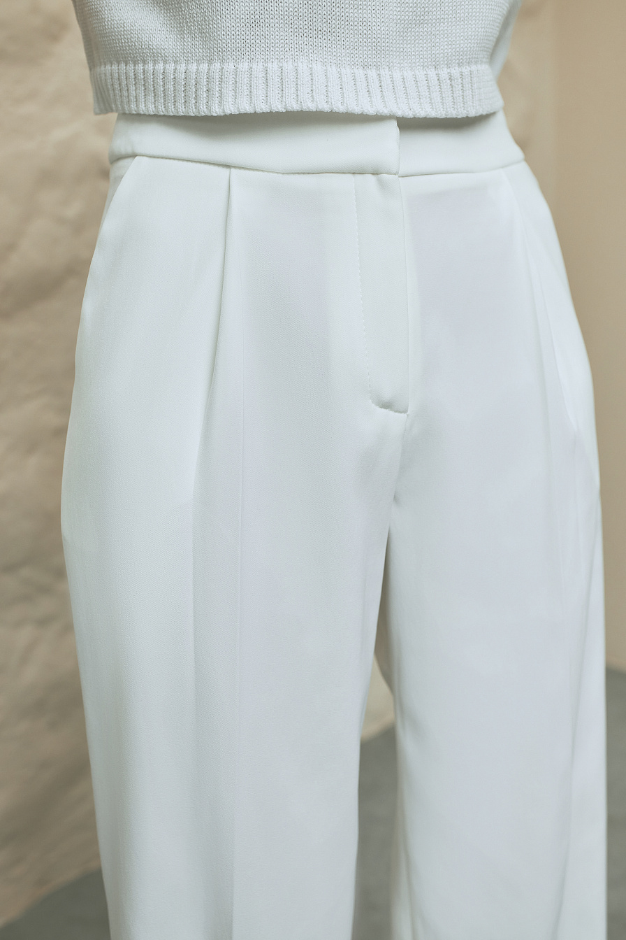 Жіночі штани Stimma Ірісан, колір - молочний
