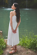 Жіночий сарафан Stimma Джия, колір - молочний