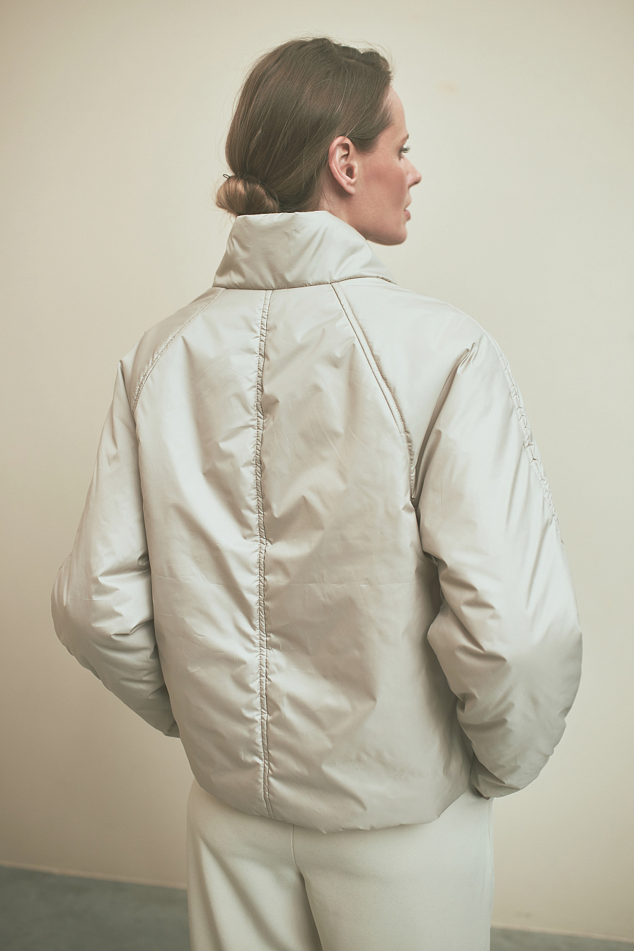 Женская куртка Stimma Майлис, цвет - бежево-оливковый