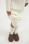 Жіноча в'язана сукня Stimma Ноудл, колір - світло-молочний