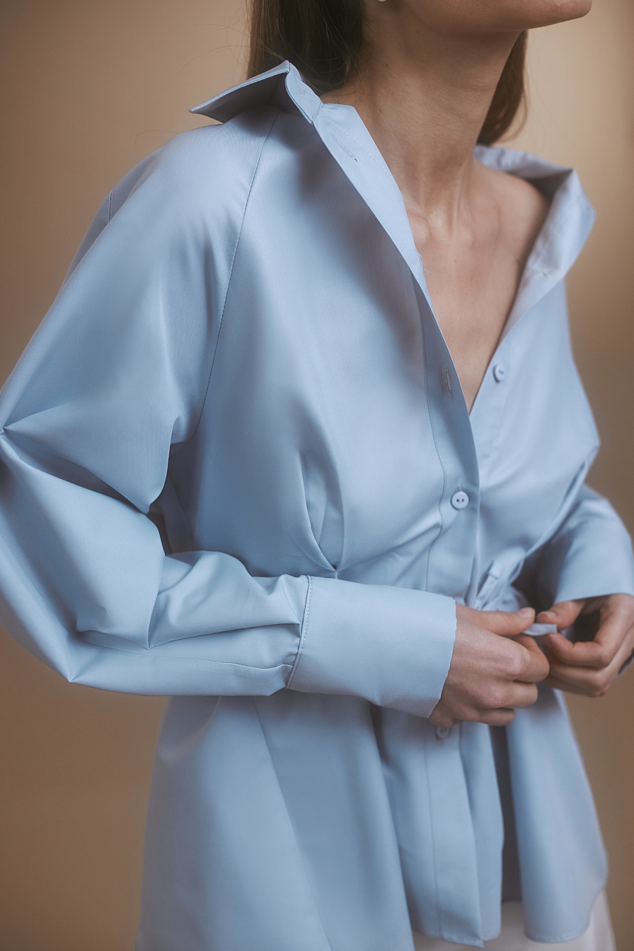 Женская сорочка Stimma Маноэль, цвет - серо-голубой