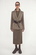 Жіноча в'язана сукня Stimma Ноудл, колір - темно бежевий