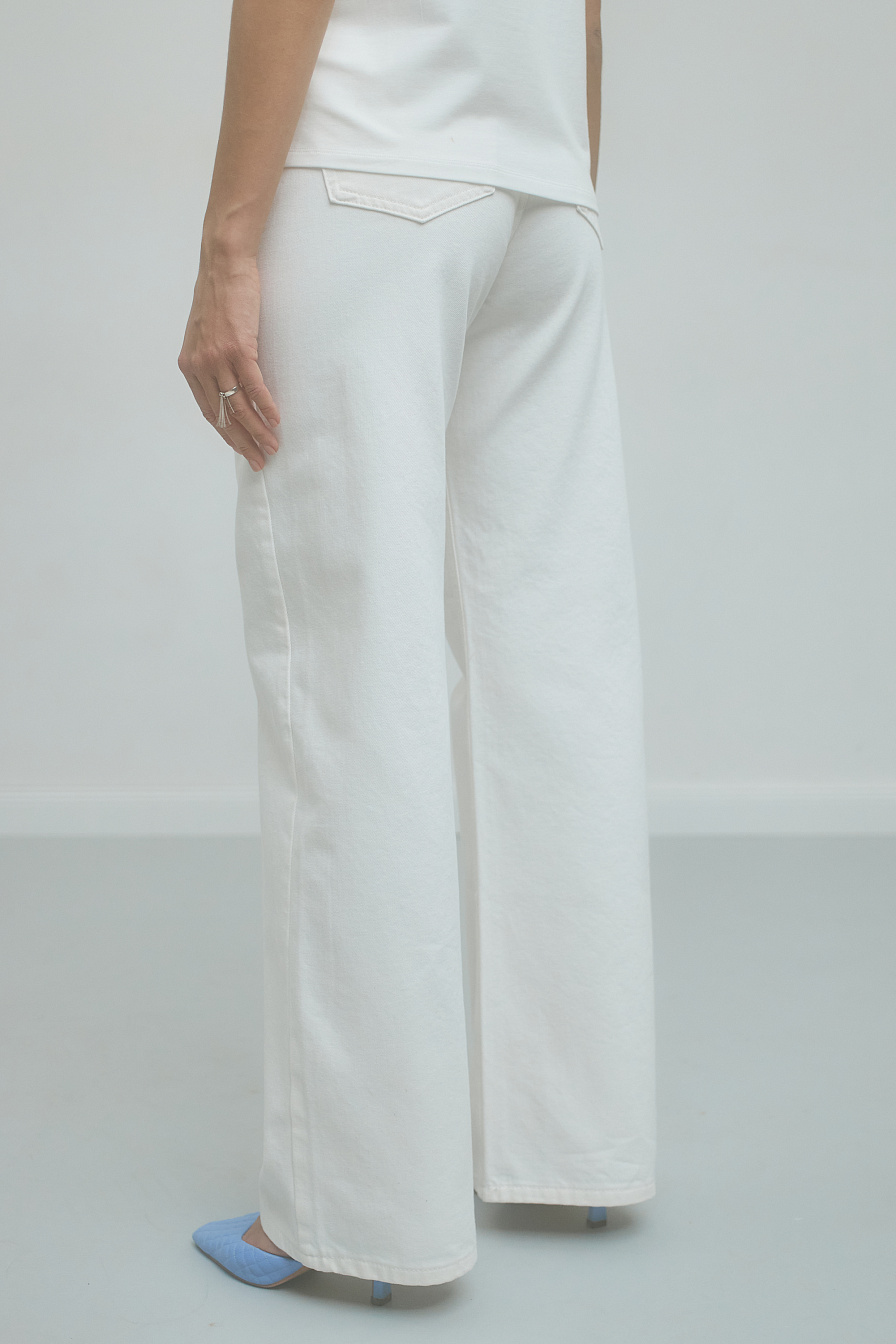 Жіночі джинси Stimma WIDE LEG Савелін, колір - молочний