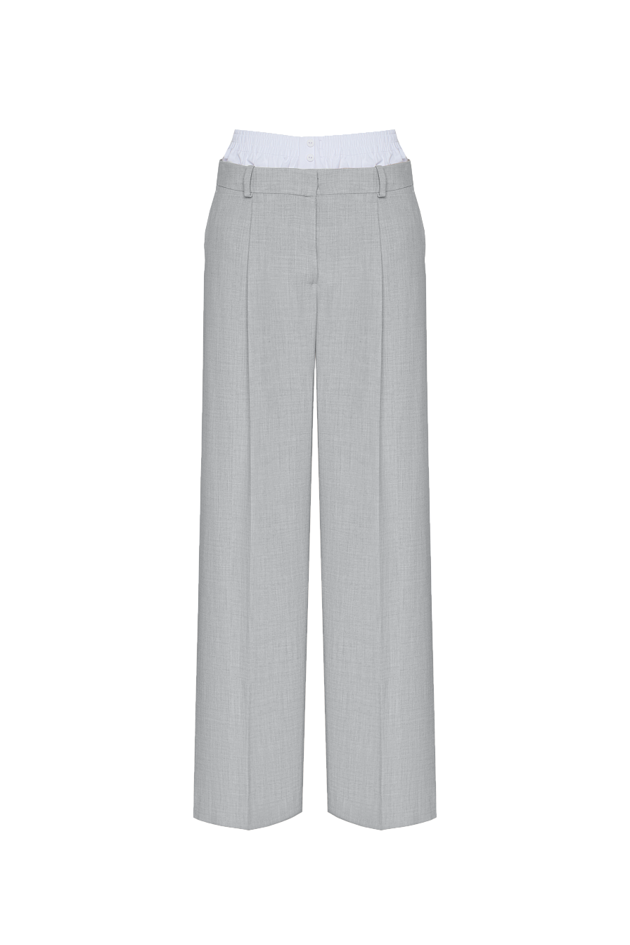 Жіночі штани Stimma Ерманс, колір - сірий