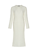 Жіноча в'язана сукня Stimma Ноудл, колір - світло-молочний