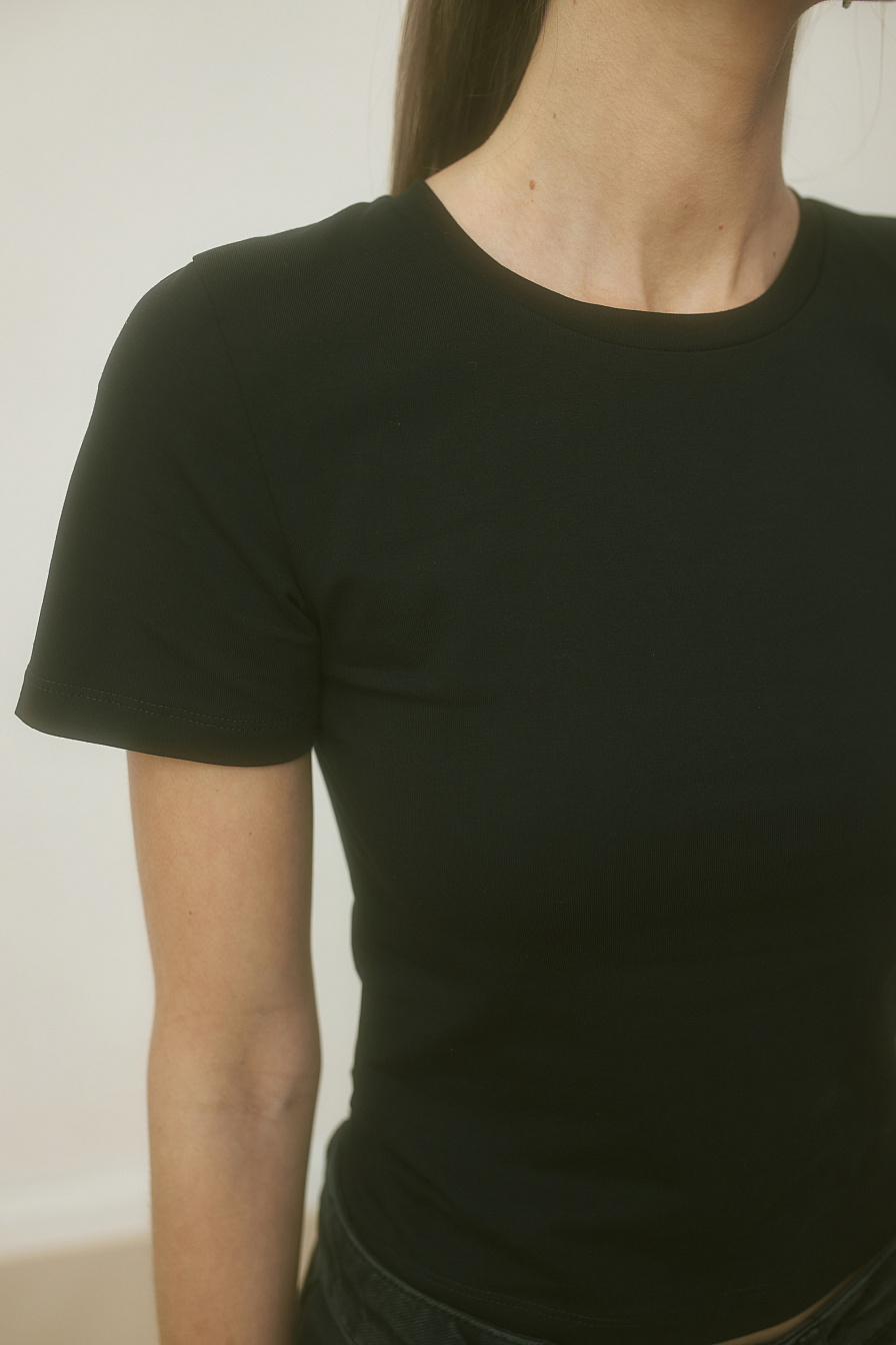Женская футболка Stimma Триса, цвет - черный