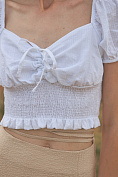 Женская блуза Stimma Элисия, цвет - Белый/сеть