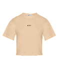 Жіноча футболка Stimma Літерія, колір - бежевий