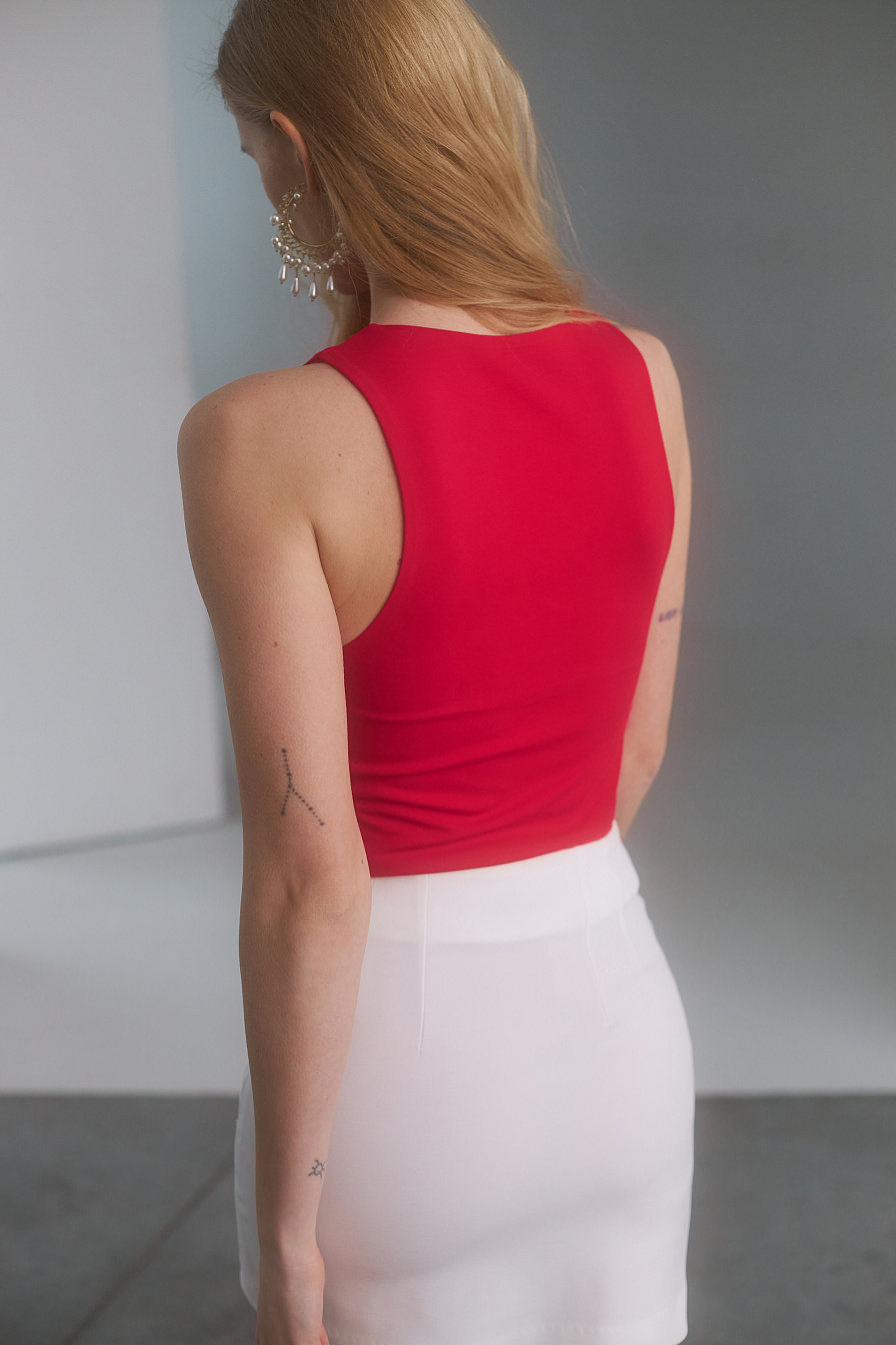 Жіночий топ Stimma Тінос, колір - червоний