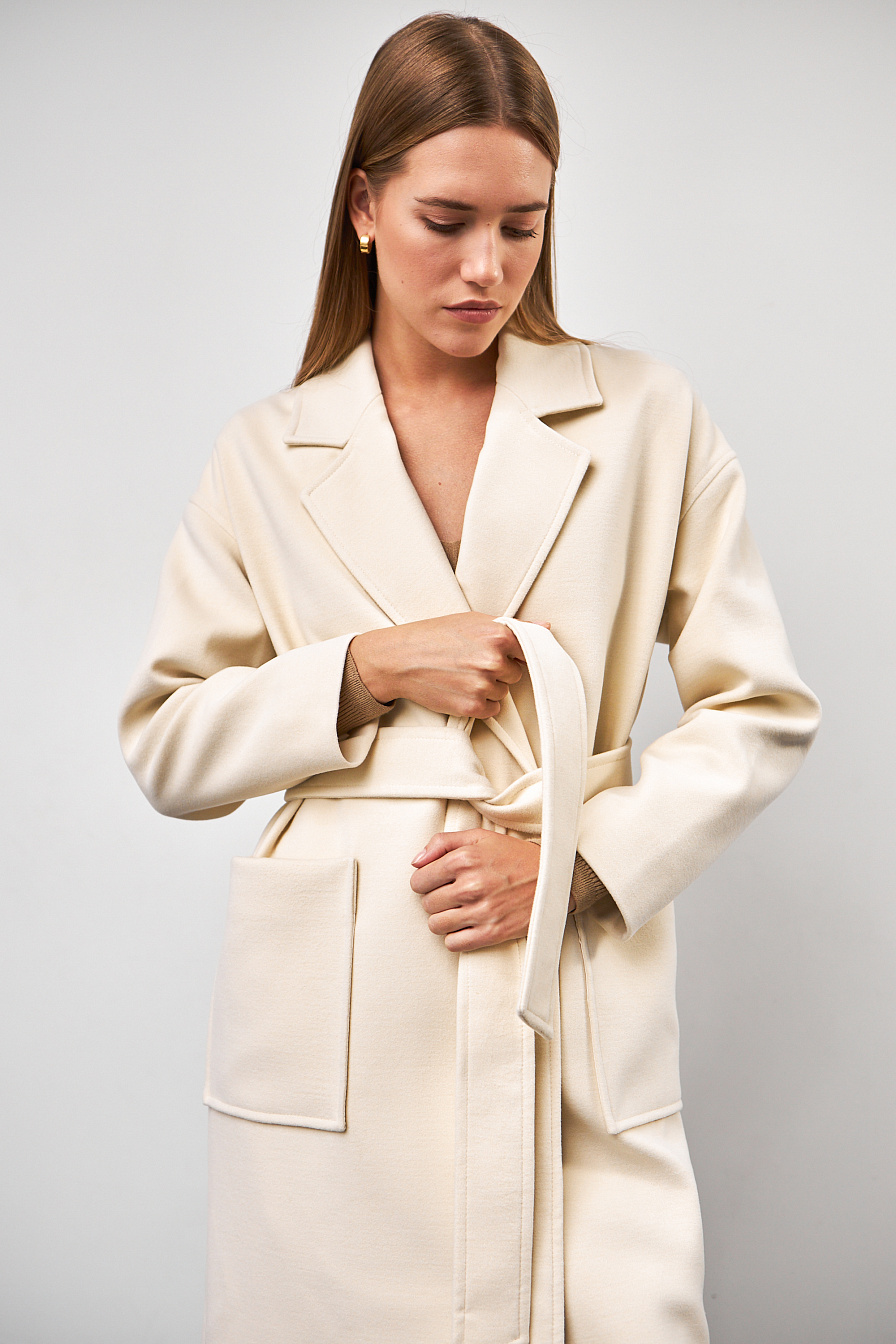 Женское пальто Stimma Олвин, цвет - ваниль