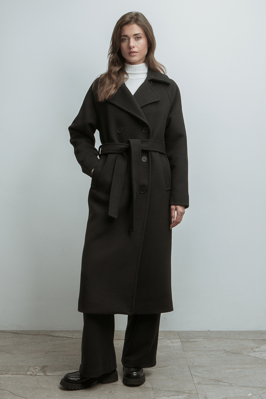 Женское пальто Stimma Санди, цвет - черный
