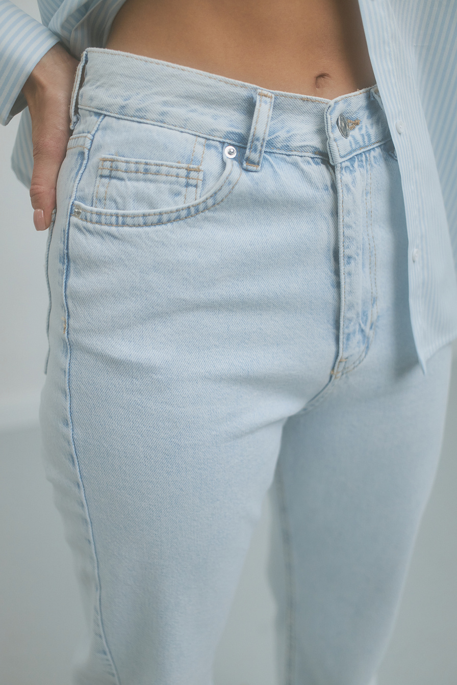 Женские джинсы Stimma WIDE LEG Левери, цвет - светло голубой