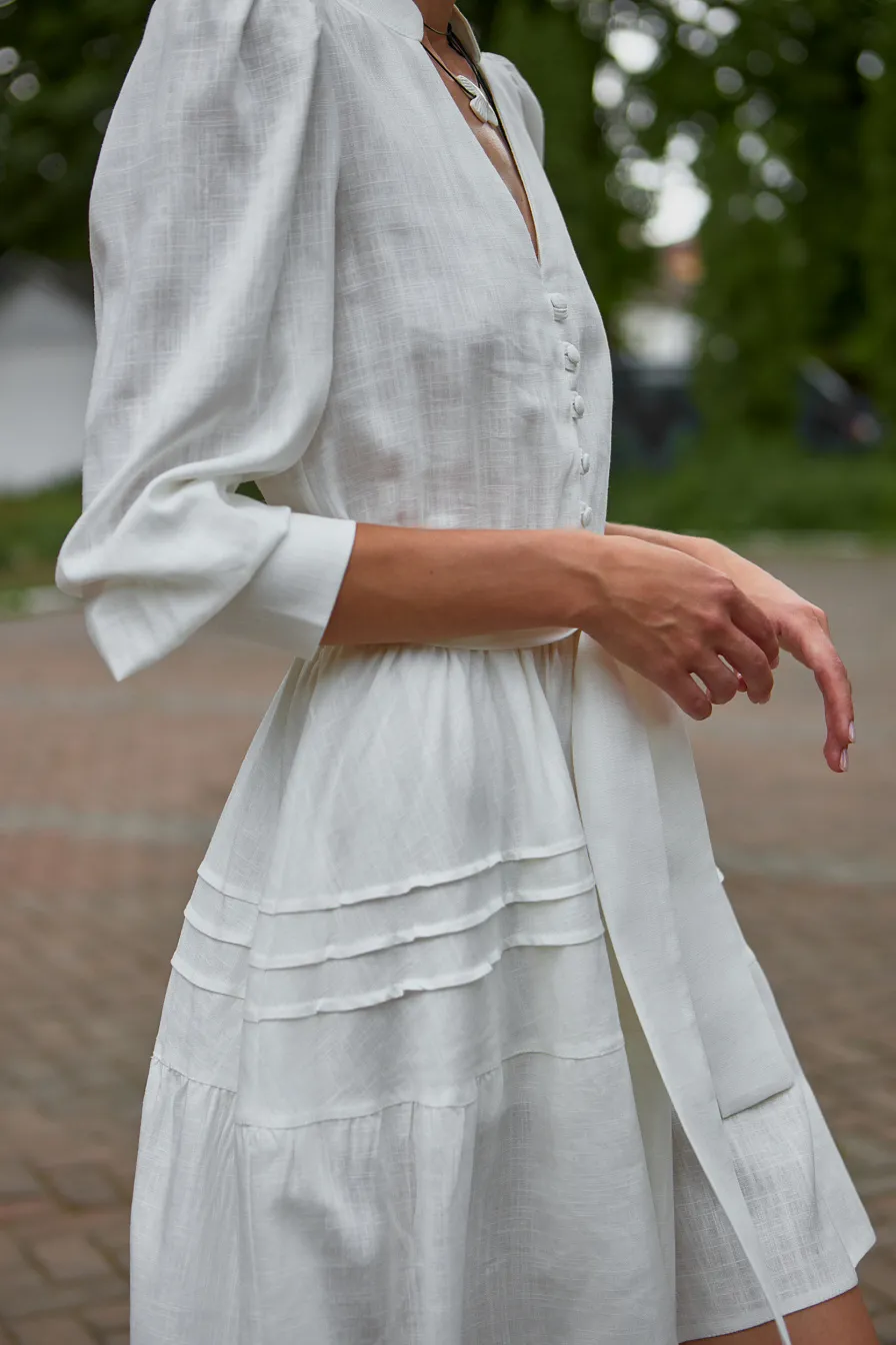 Женское платье Stimma Шуна, цвет - молочный