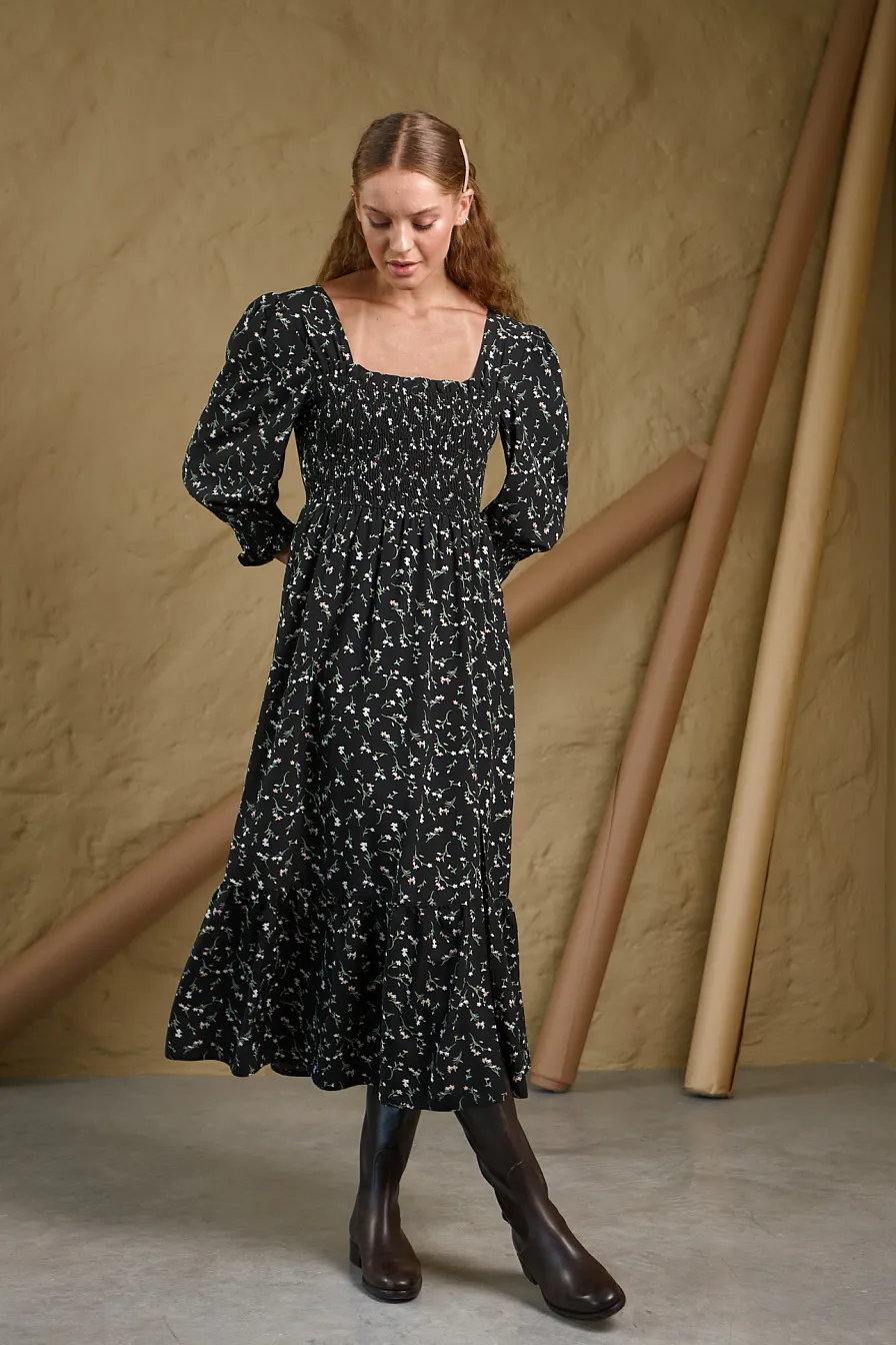 Женское платье  Stimma Равия, цвет - черный
