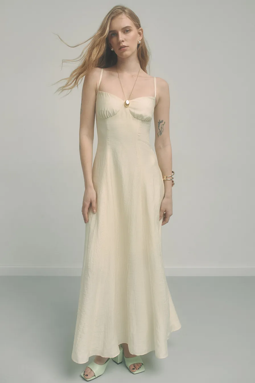 Женское платье Stimma Аурелия, цвет - Масло