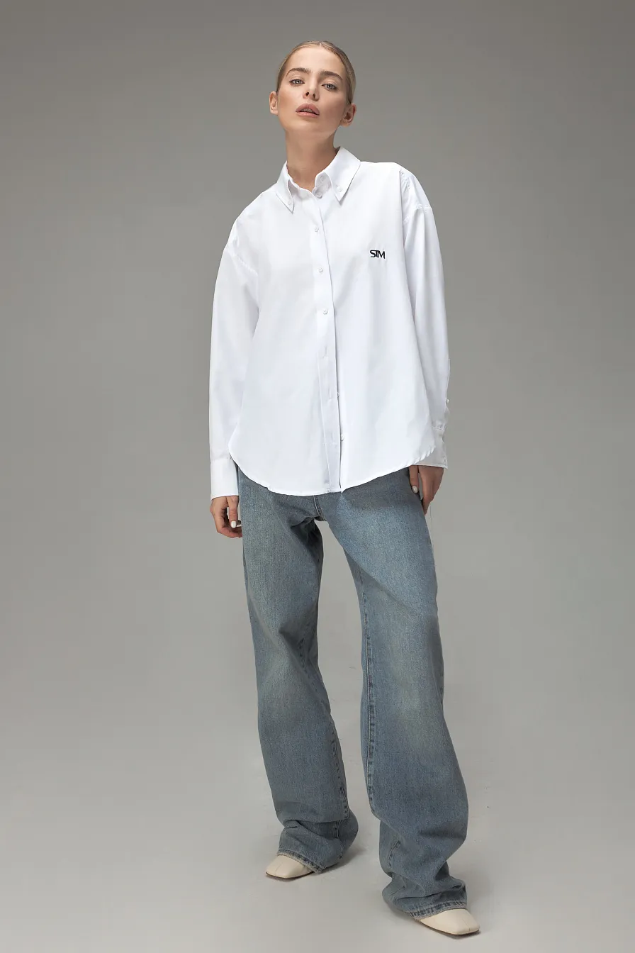 Жіноча сорочка Stimma Альбер, колір - Білий