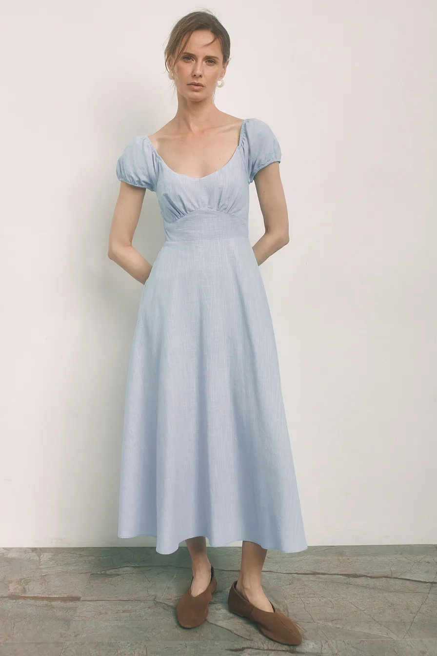 Жіноча сукня Stimma Кателейн, колір - блакитний