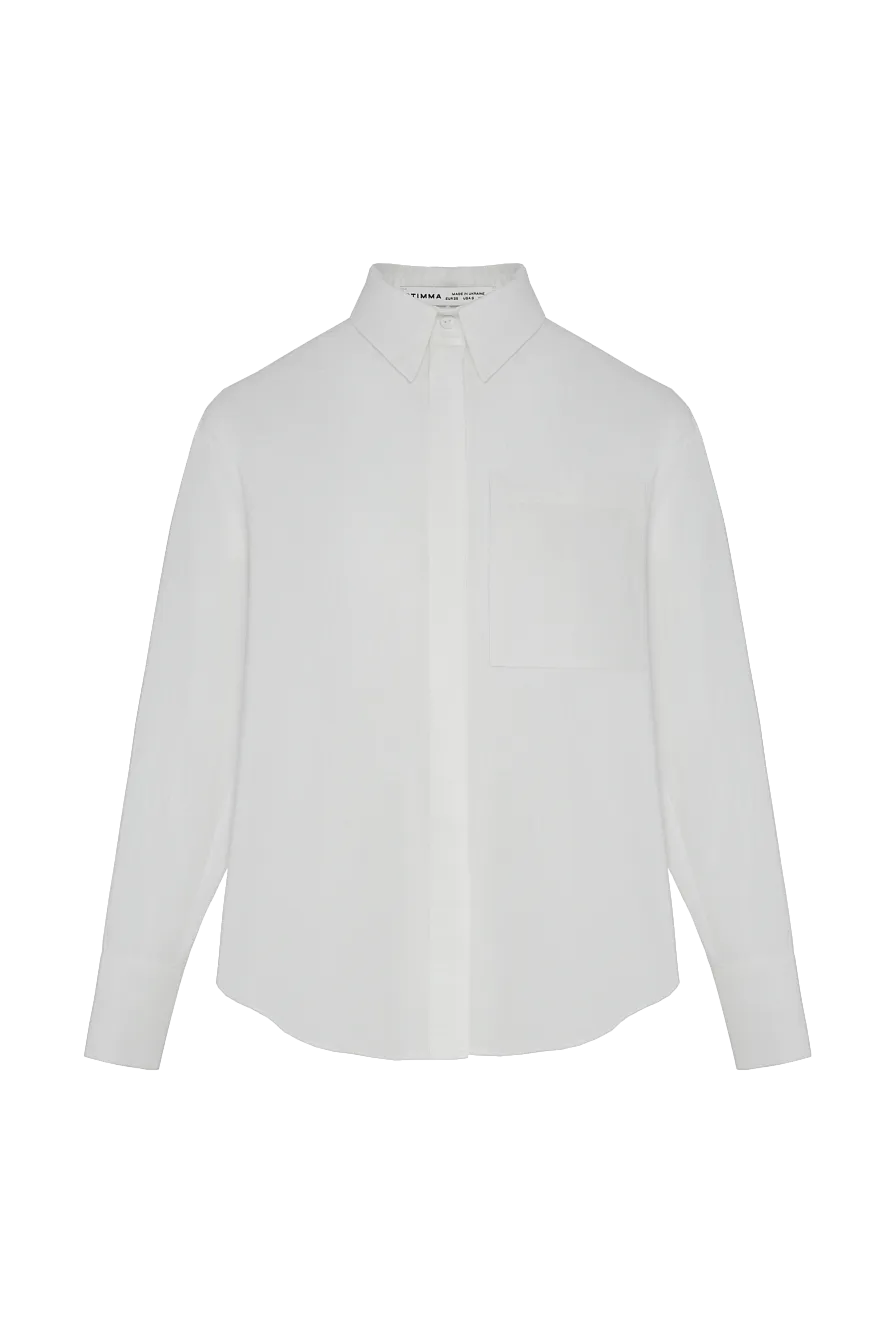Женская рубашка Stimma Бертия, цвет - молочный