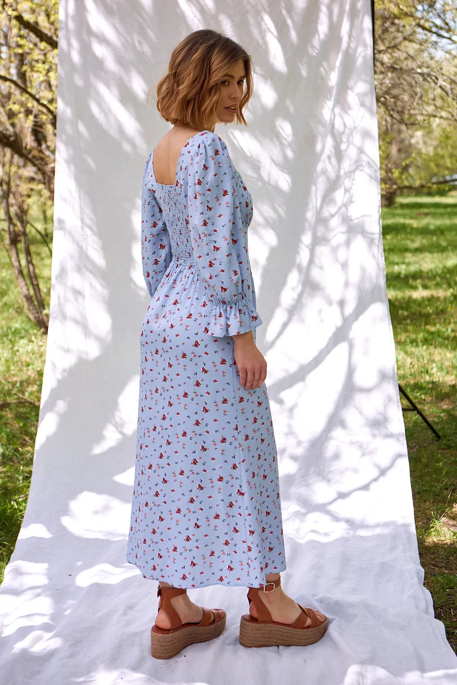 Жіноча сукня Stimma Маріка, колір - блакитна квітка