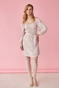 Женское платье Stimma Ирвин, цвет - нежно-розовый/цветок