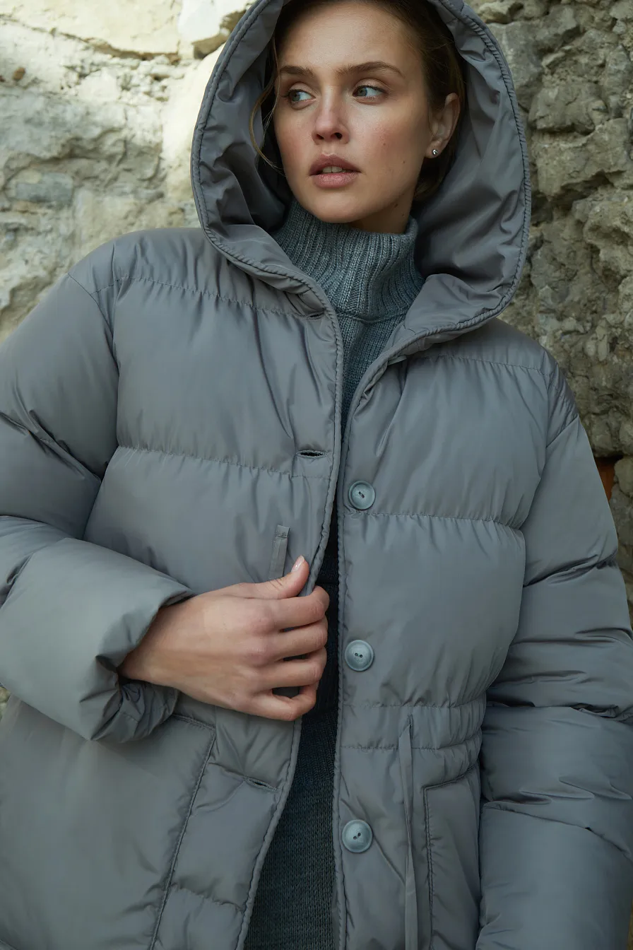 Жіноча куртка Stimma Лейчен, колір - сірий
